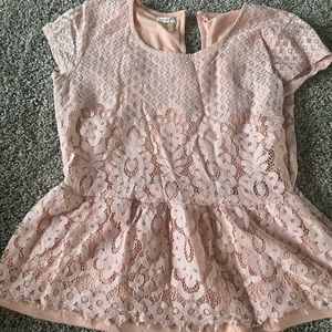 XL Peach Blouse